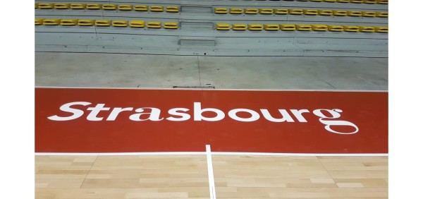 Parquet démontable Basket Strasbourg Hall Rhenus 4