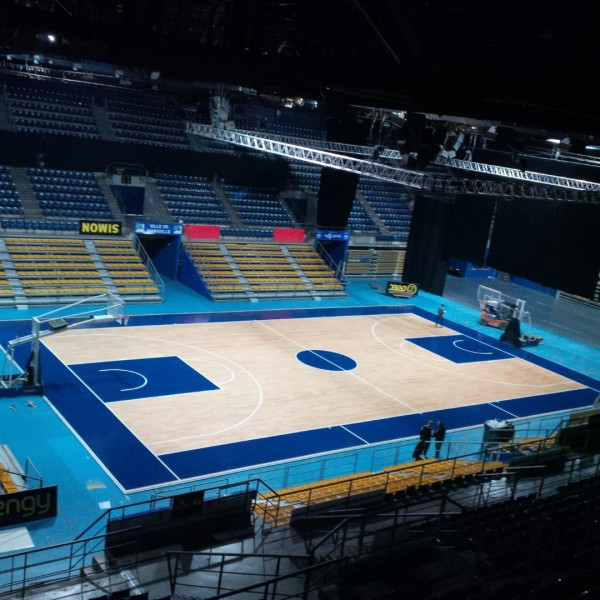 Parquet démontable basket Palais des sports de Marseille 2