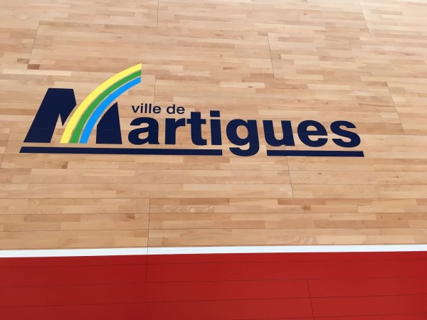 Parquet modulaire basket Ville de MARTIGUES