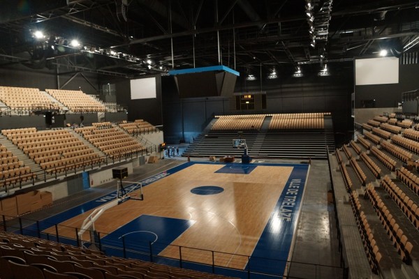 Parquet parquet démontable ARENA LOIRE TRELAZE FIBA BASKET