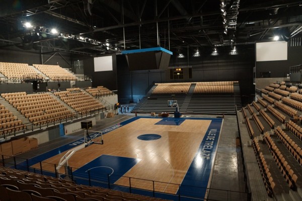 Parquet parquet démontable ARENA LOIRE TRELAZE FIBA BASKET