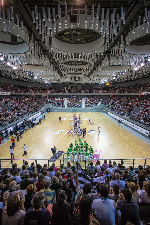 Parquet sportif démontable Brest Arena Handball 2